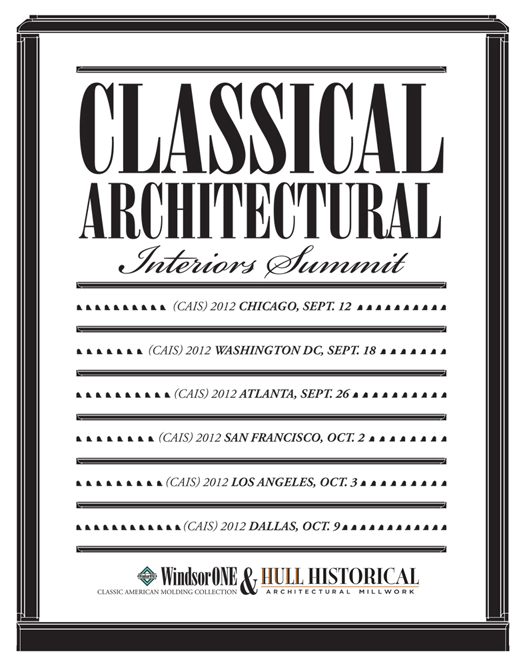 Brent Hull: Classical Architectural Interiors Summit (CAIS) 2012
